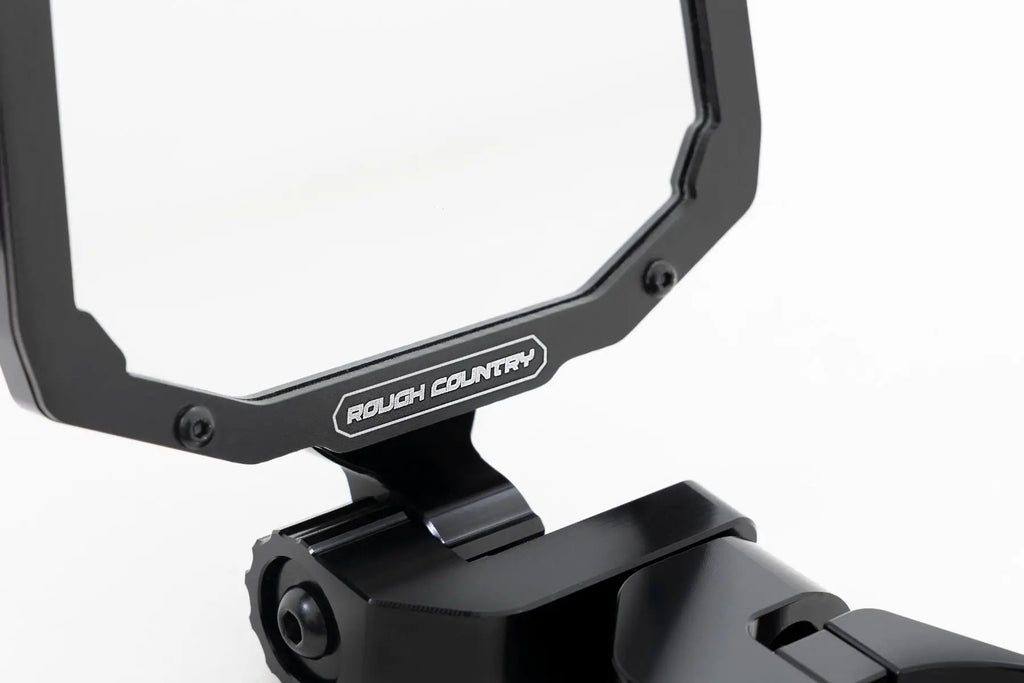 UTV Aluminum Side View Mirrors | Horizontal by Rough Country