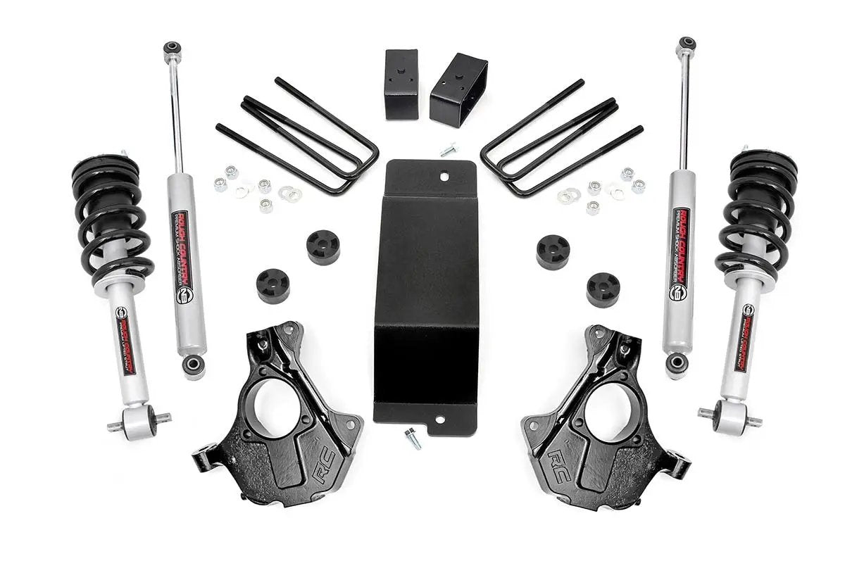 3.5 Inch Lift Kit | Cast Steel LCA| N3 Strut | Chevy/GMC 1500 (07-13) by Rough Country