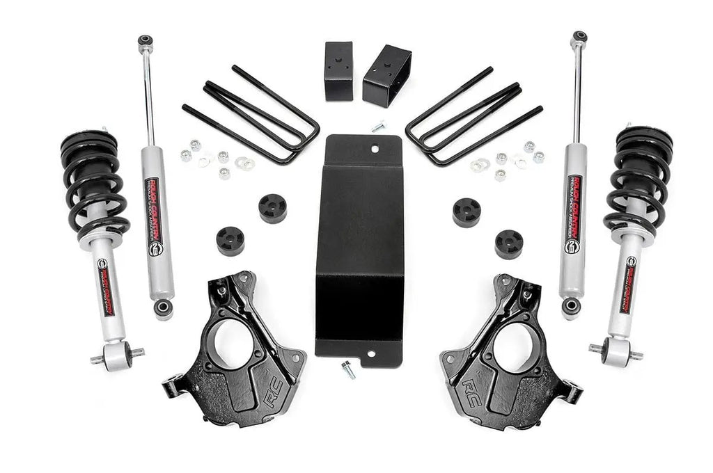 3.5 Inch Lift Kit | Alu/Stamp Steel LCA | N3 Strut | Chevy/GMC 1500 (14-18 & Classic) by Rough Country