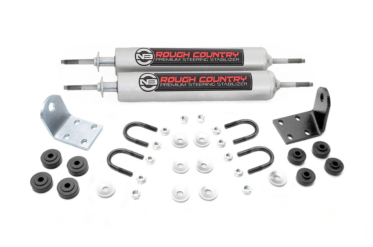 N3 Steering Stabilizer | Dual | Ford Bronco/F-100/F-150 4WD (1977-1979) by Rough Country