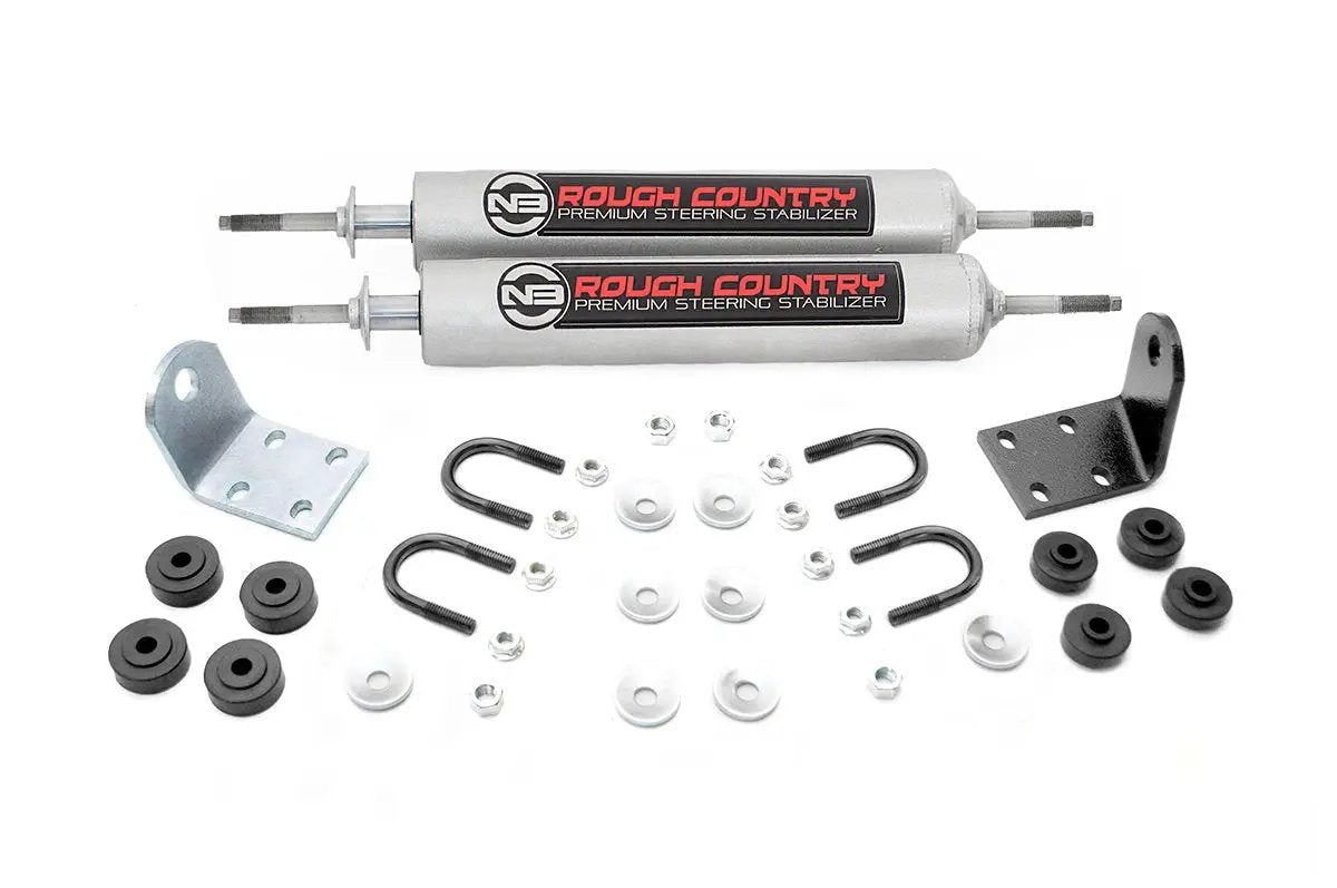N3 Steering Stabilizer | Dual | Ford Bronco/F-100/F-150 4WD (1977-1979) by Rough Country
