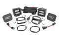 LED Light Kit | Fog Mount | 2" Black Pair | Jeep Wrangler JK/Wrangler Unlimited (10-18) by Rough Country