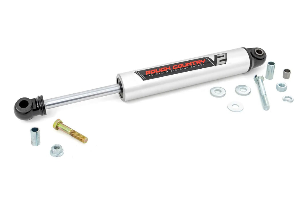 V2 Steering Stabilizer | Chevy/GMC 2500HD/3500HD (11-15) by Rough Country