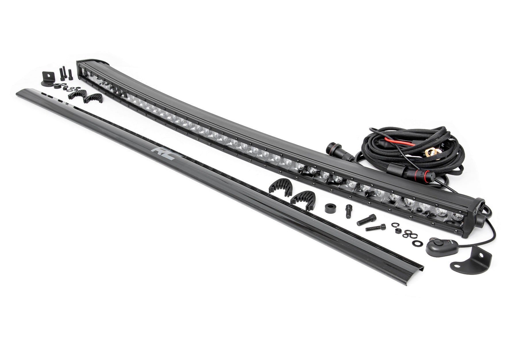 40 Inch Black Series LED Light Bar | Curved | Single Row by Rough Country