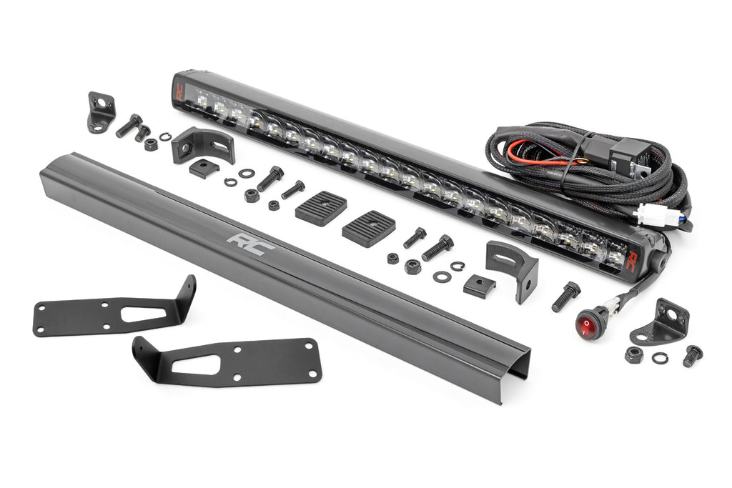LED Light Kit | Bumper Mount | 20" Spectrum Single Row | Ram 2500 (03-18)/3500 (03-18) by Rough Country