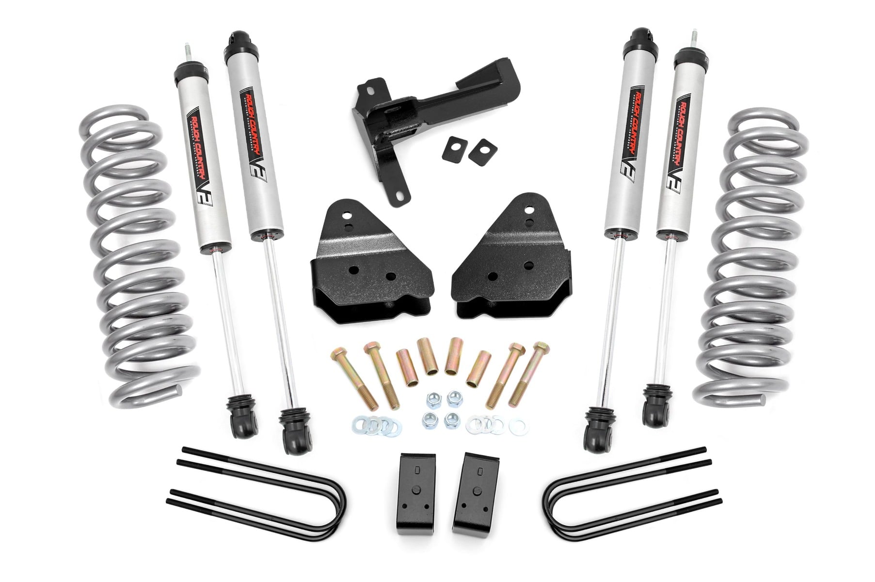 3 Inch Lift Kit | V2 | Front Diesel Coils | Ford F-250 Super Duty 4WD (17-22) by Rough Country