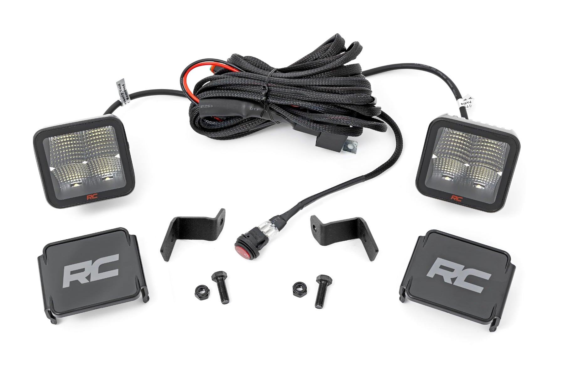 LED Light Kit | Ditch Mount | 2" Spectrum Pair | Spot | Ford F-150 (15-26)/F-150 Lightning (22-26) by Rough Country