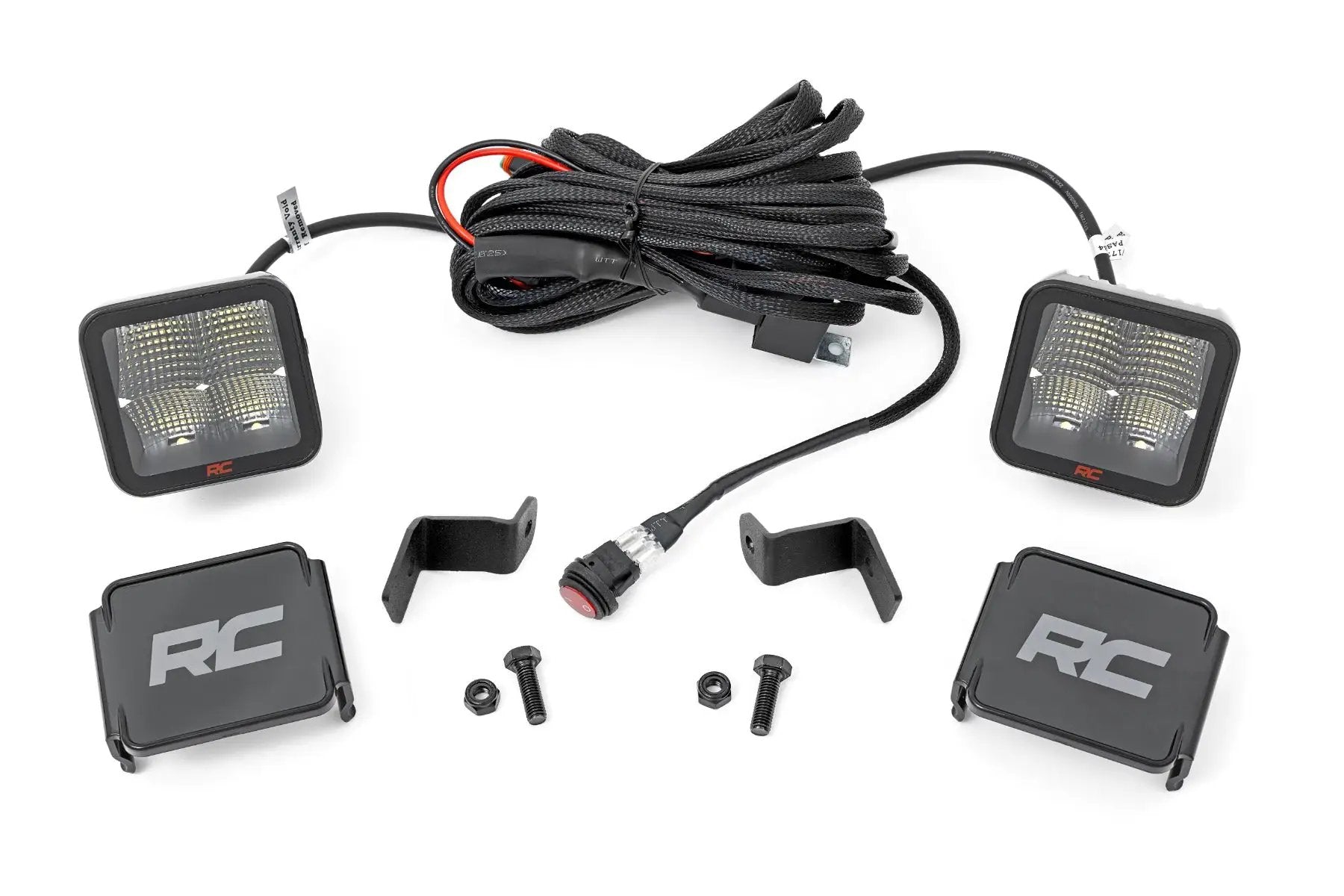 LED Light Kit | Ditch Mount | 2" Spectrum Pair | Spot | Ford F-150 (15-26)/F-150 Lightning (22-26) by Rough Country
