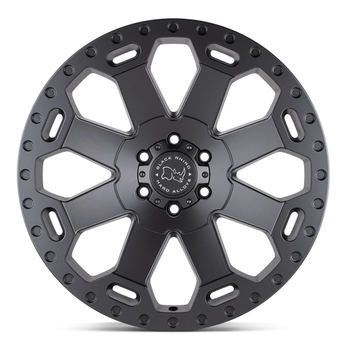 BR WARLORD 17X8 6X130 +52 84 M-GNMTL by Black Rhino Wheels