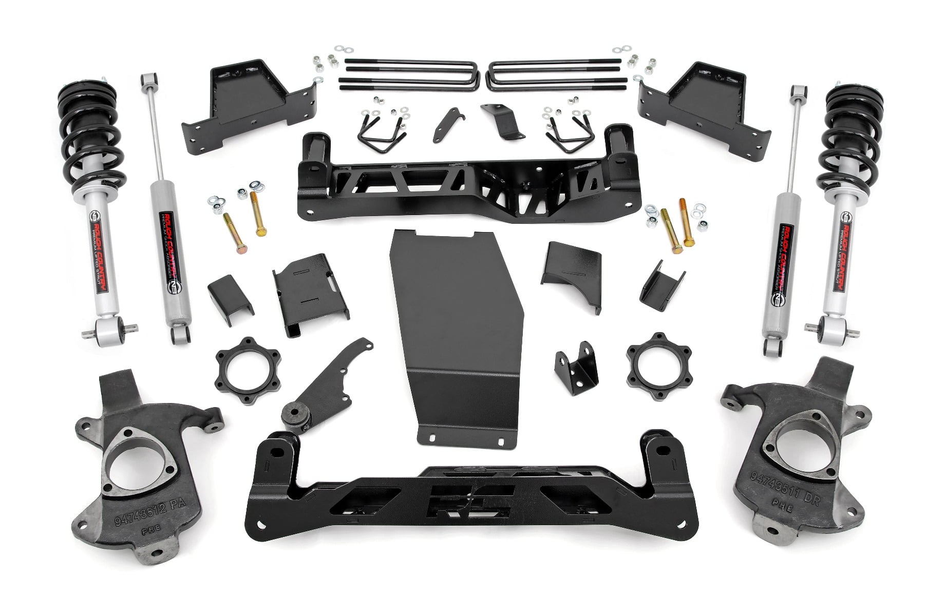 6 Inch Lift Kit | Alum/Stamp Steel | N3 Struts | Chevy/GMC 1500 (14-18 & Classic) by Rough Country