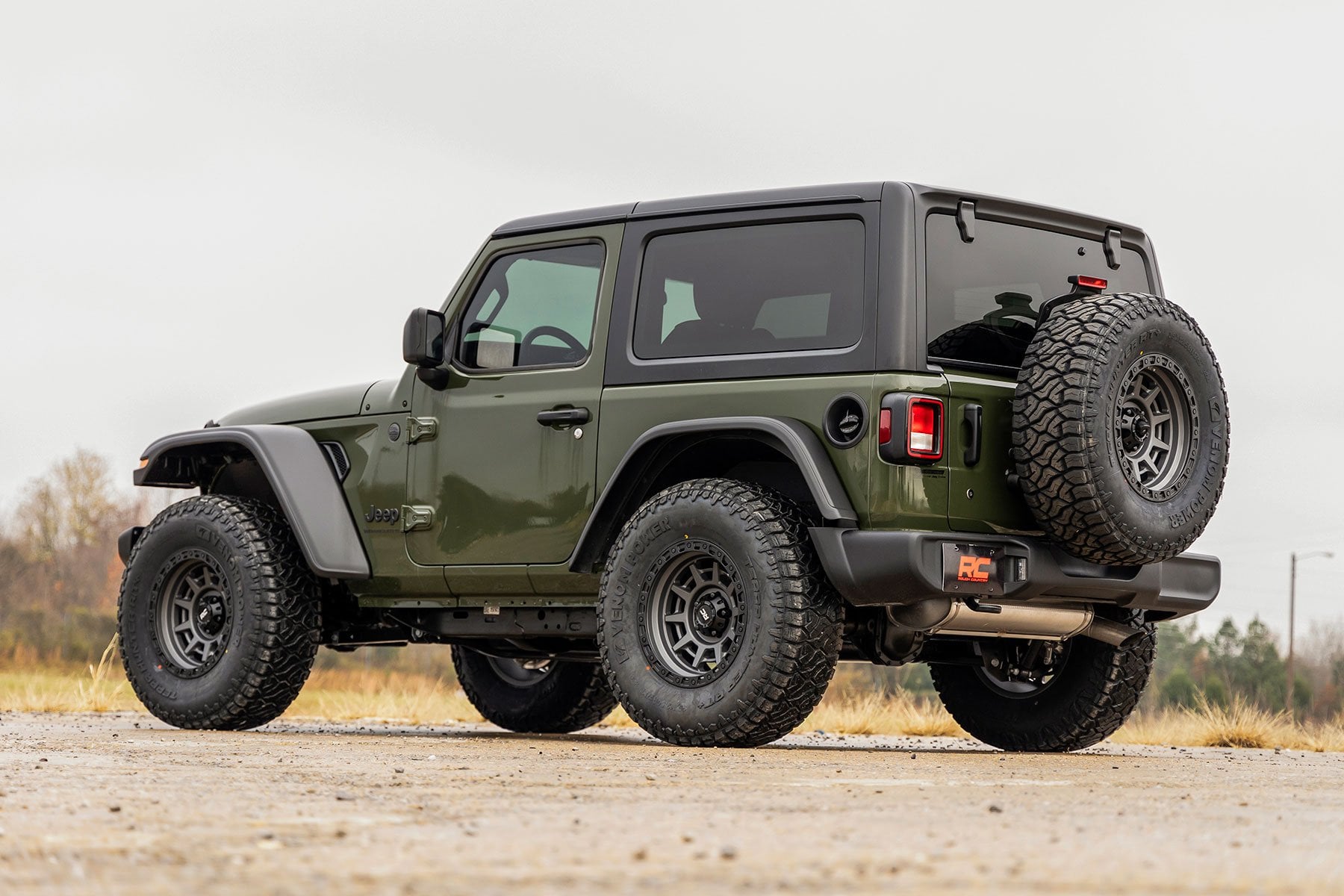 3.5 Inch Lift Kit | C/A Drop | Front D/S | M1 | Jeep Wrangler JL 4WD (24-26) by Rough Country