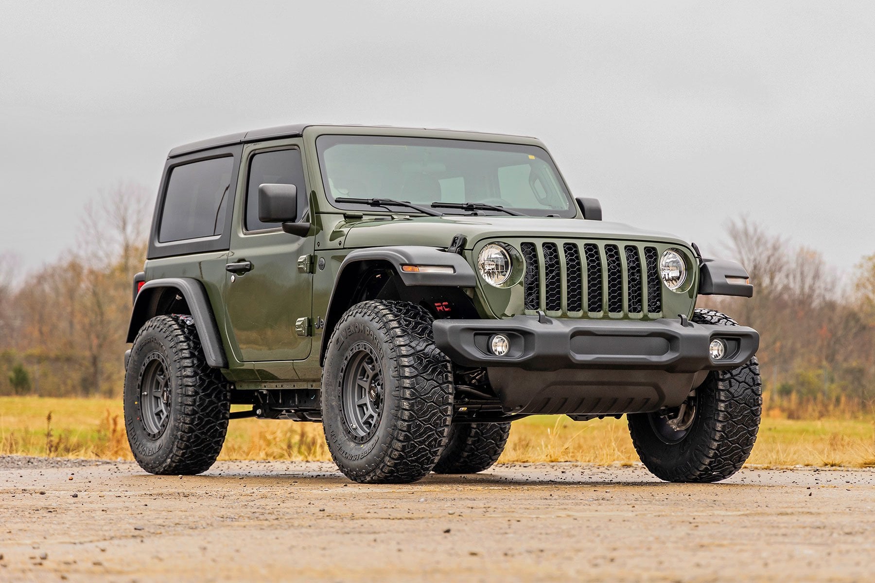 3.5 Inch Lift Kit | C/A Drop | Front D/S | M1 | Jeep Wrangler JL 4WD (24-26) by Rough Country