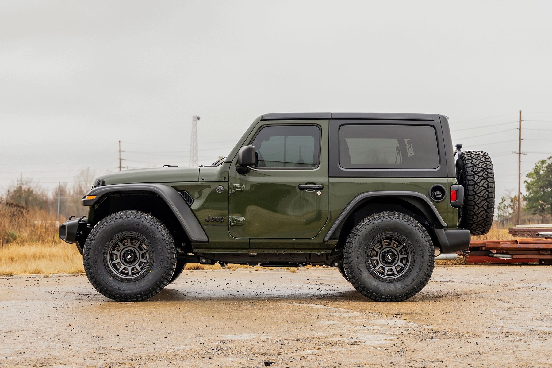 3.5 Inch Lift Kit | C/A Drop | Front D/S | Jeep Wrangler JL 4WD (2024-2026) by Rough Country