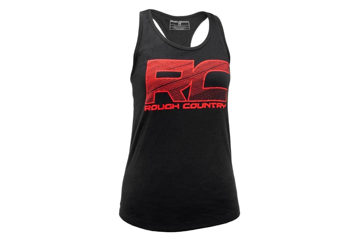 Rough Country Tank Top | Women Fts | Black | MD by Rough Country