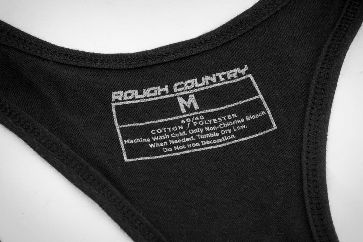 Rough Country Tank Top | Women Fts | Black | 2XL by Rough Country