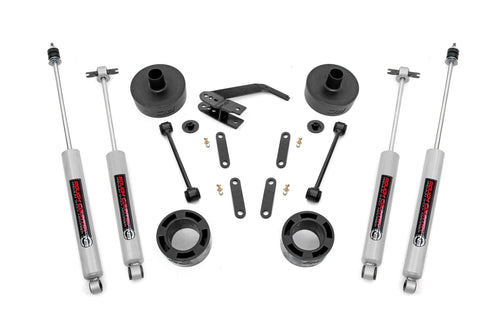 2.5 Inch Lift Kit | Spacers | N3 | Jeep Wrangler JK/Wrangler Unlimited (07-18) by Rough Country