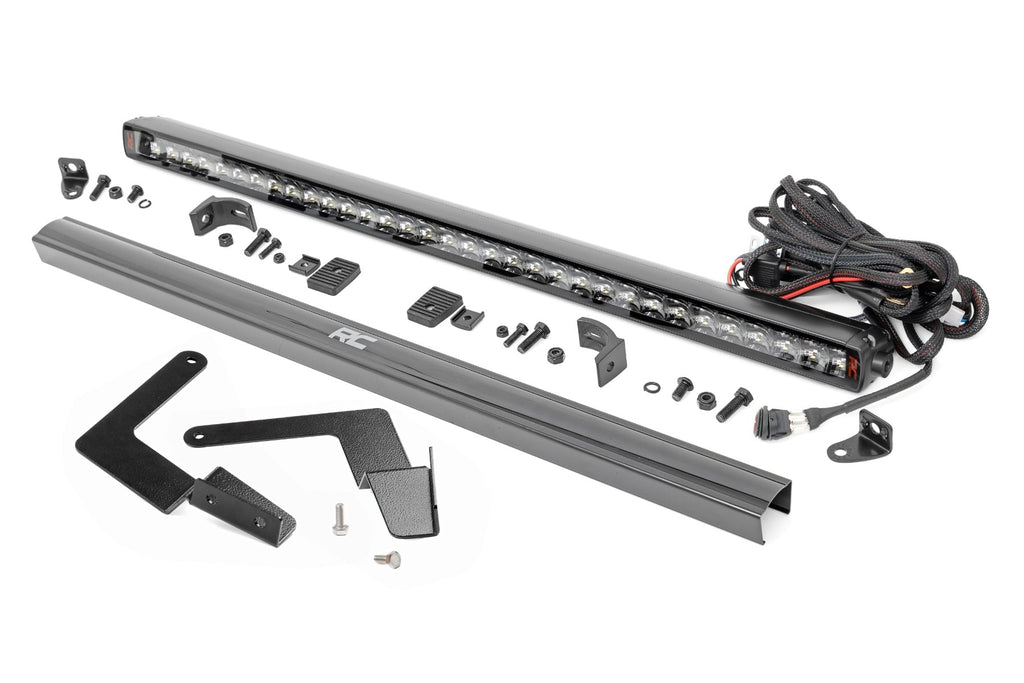 LED Light Kit | Lower Grille Mount | 30" Spectrum Single Row | Toyota Tacoma (16-23) by Rough Country