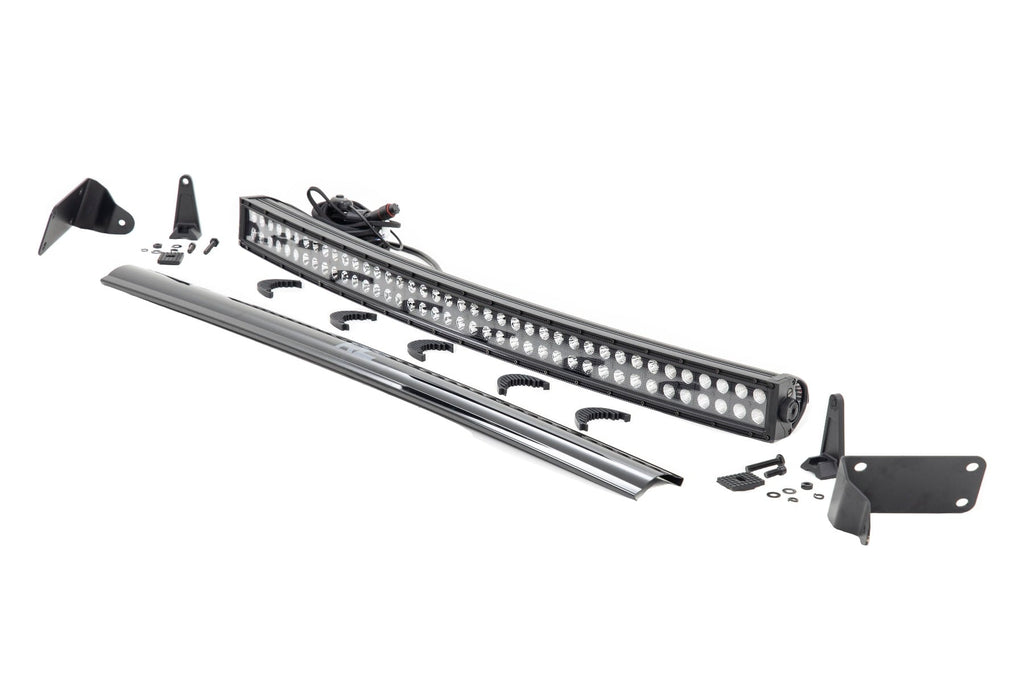 LED Light Kit | Bumper Mount | 40" Black Dual Row | Ram 2500/3500 4WD (11-18) by Rough Country