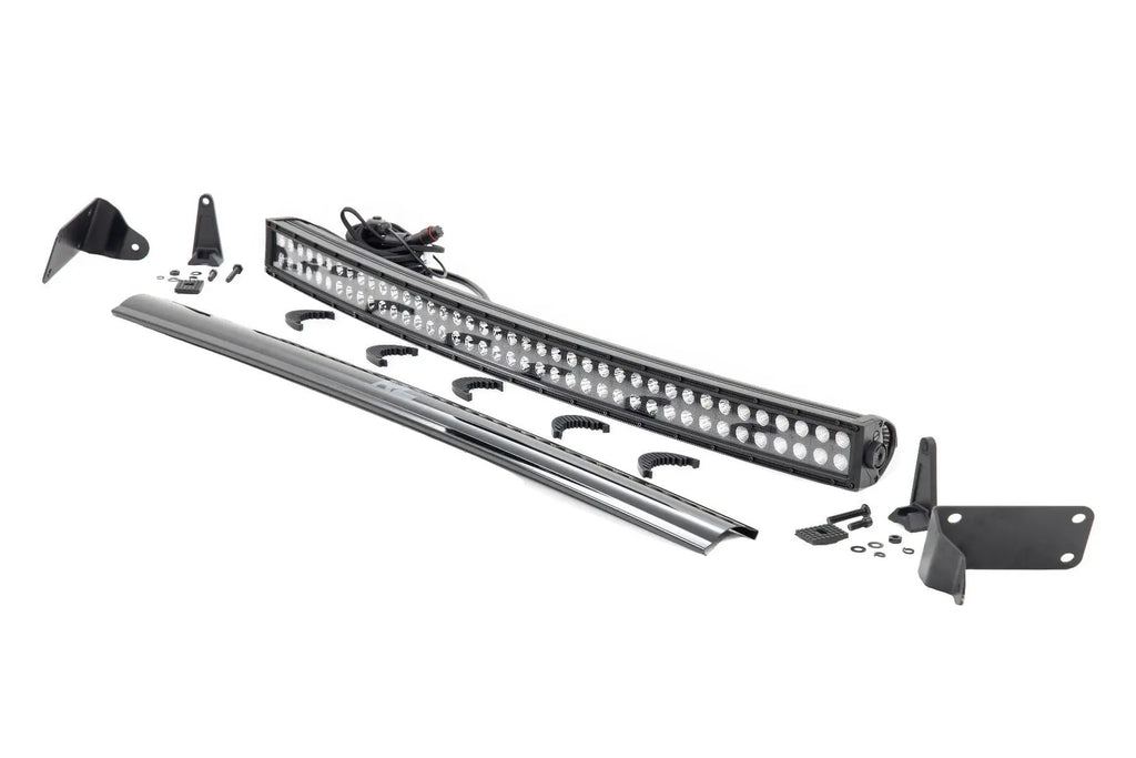 LED Light Kit | Bumper Mount | 40" Black Dual Row | Ram 2500/3500 4WD (11-18) by Rough Country