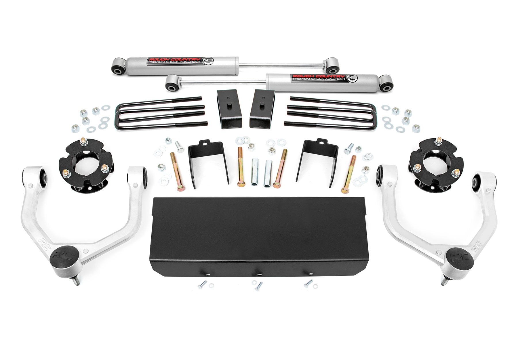 3 Inch Lift Kit | N3 Shocks | Nissan Titan XD 2WD/4WD (2016-2024) by Rough Country