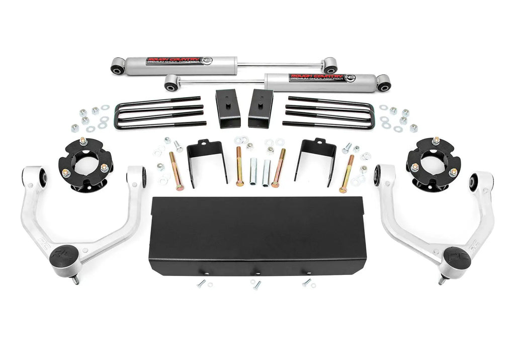 3 Inch Lift Kit | N3 Shocks | Nissan Titan XD 2WD/4WD (2016-2024) by Rough Country