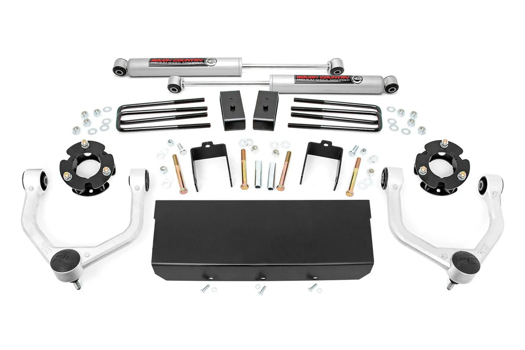 3 Inch Lift Kit | N3 Shocks | Nissan Titan XD 2WD/4WD (2016-2024) by Rough Country