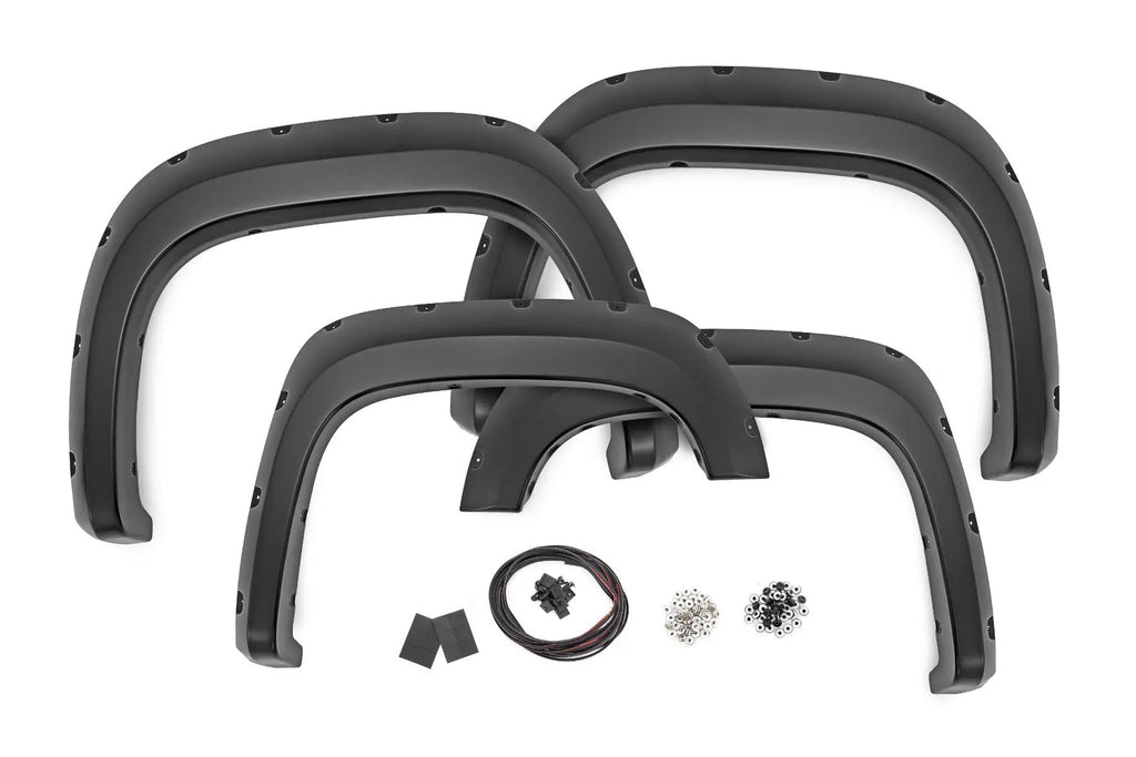 Pocket Fender Flares | 5'9" Bed | GMC Sierra 1500 2WD/4WD (2007-2013) by Rough Country