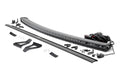 LED Light Kit | Windshield Mount | 50" BLK Single Row | Jeep Cherokee XJ (84-01) by Rough Country