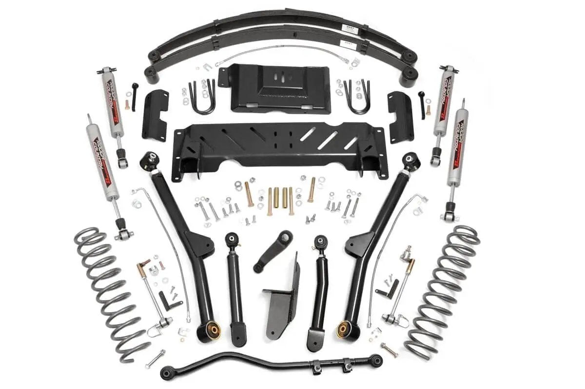 4.5 Inch Lift Kit | Long Arm | RR Leafs | NP242 | Jeep Cherokee XJ 4WD (84-01) by Rough Country