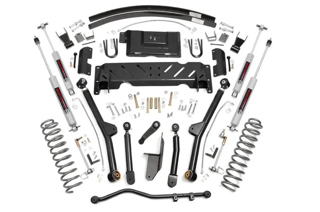 4.5 Inch Lift Kit | Long Arm | AAL | NP242 | Jeep Cherokee XJ 4WD (1984-2001) by Rough Country