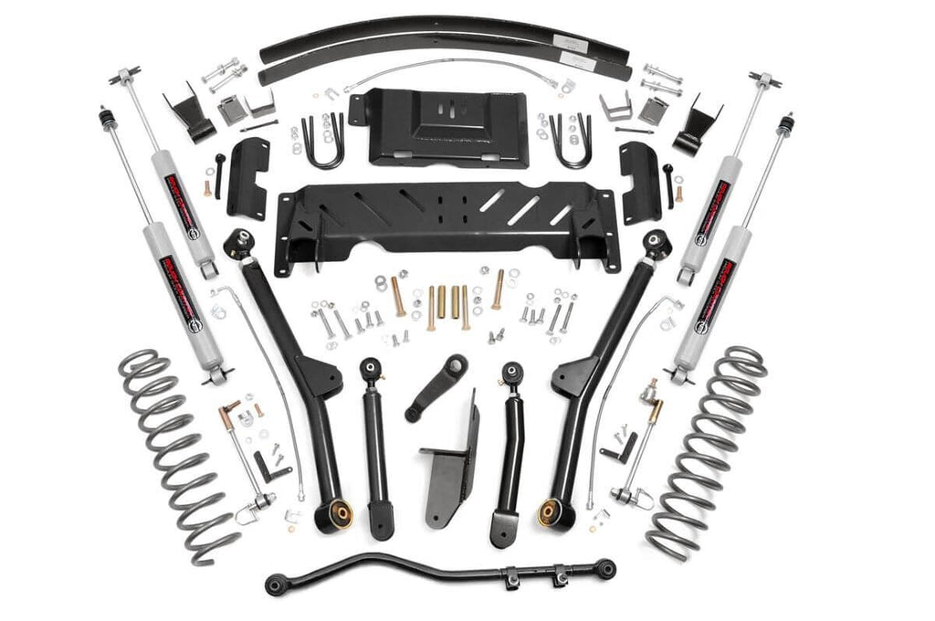 4.5 Inch Lift Kit | Long Arm | AAL | NP242 | Jeep Cherokee XJ 4WD (1984-2001) by Rough Country
