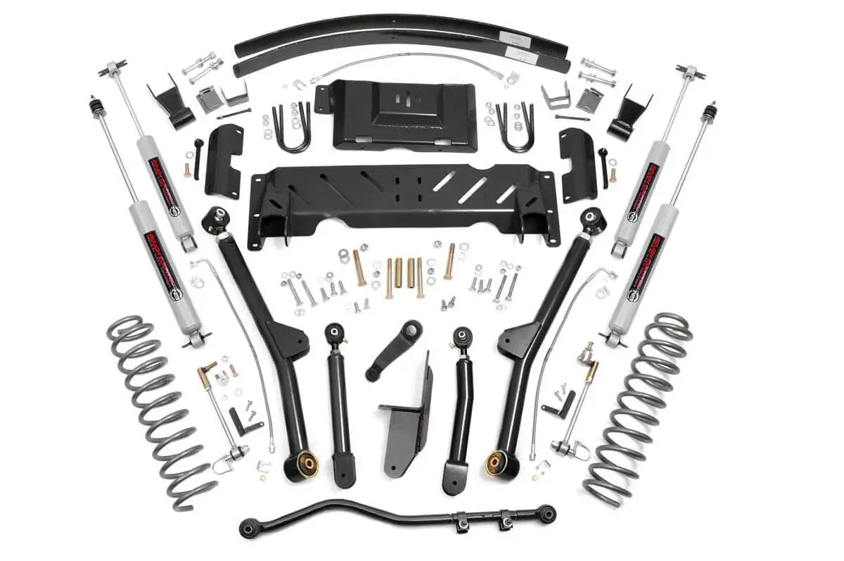4.5 Inch Lift Kit | Long Arm | RR AAL | NP231 | Jeep Cherokee XJ 4WD (84-01) by Rough Country