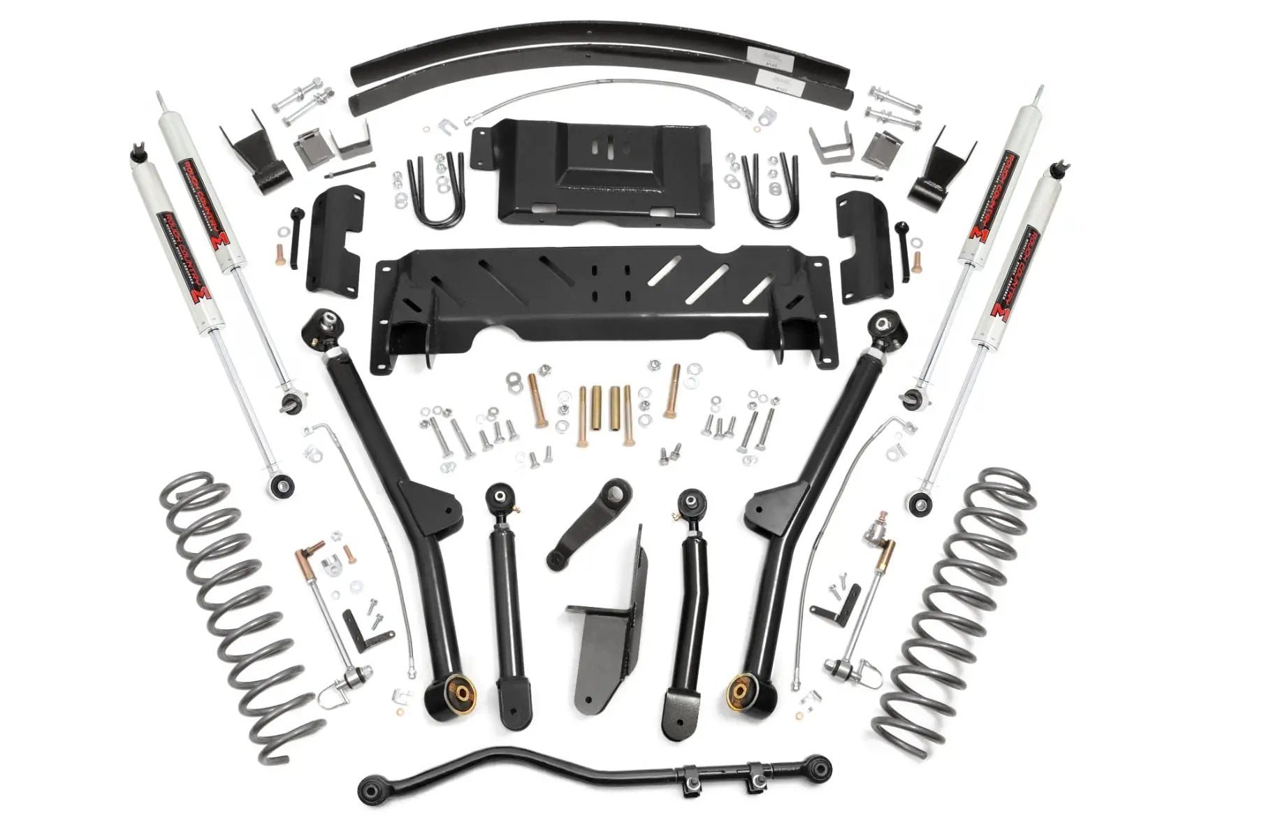 4.5 Inch Lift Kit | Long Arm | AAL | NP242 | M1 | Jeep Cherokee XJ 4WD (84-01) by Rough Country