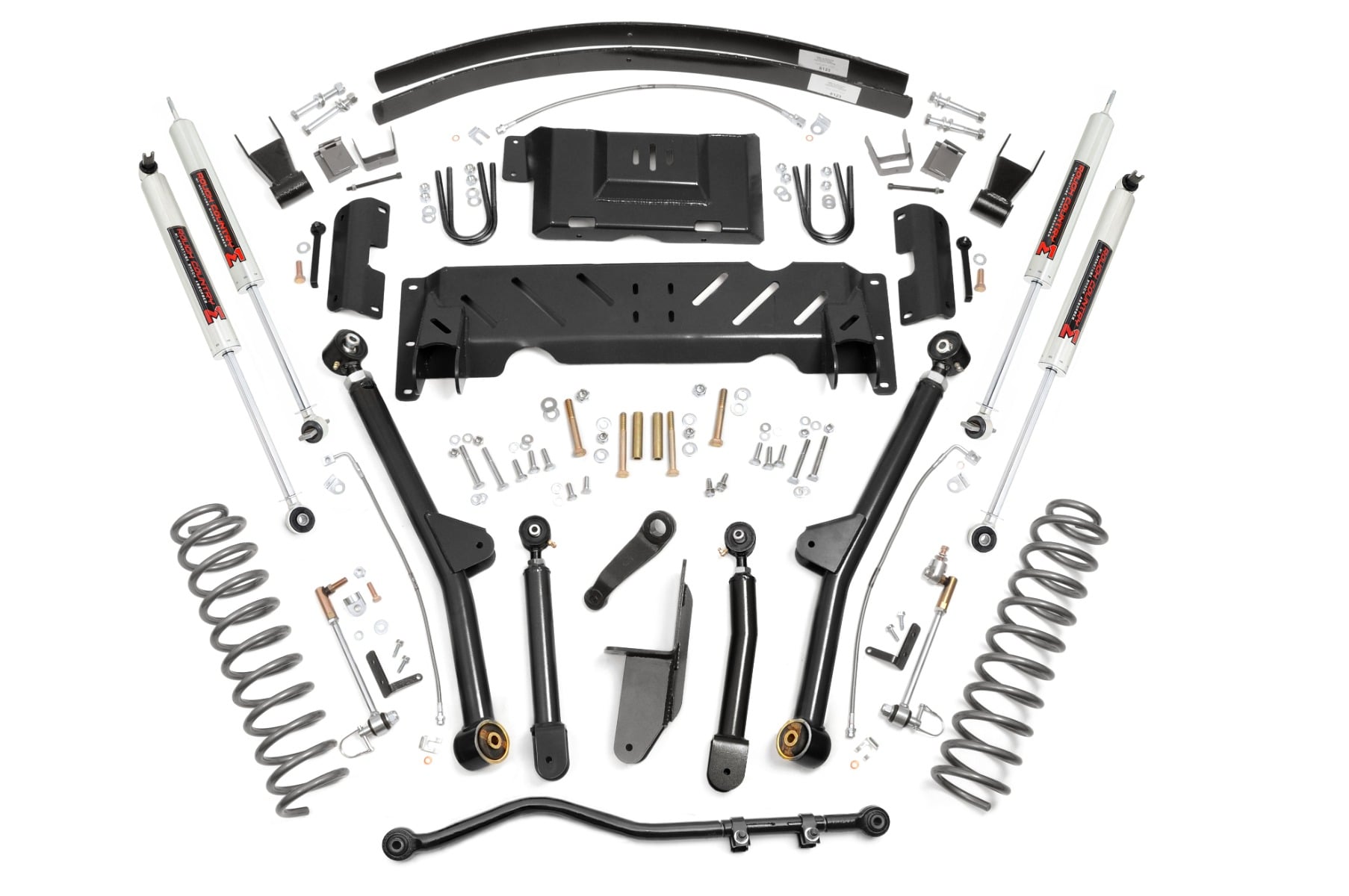 4.5 Inch Lift Kit | Long Arm | AAL | NP242 | M1 | Jeep Cherokee XJ 4WD (84-01) by Rough Country