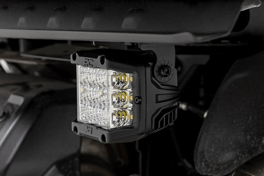 LED Light | Under Bed Mount | 3" Chrome Pair | Wide Angle | Polaris XPEDITION ADV 5 
