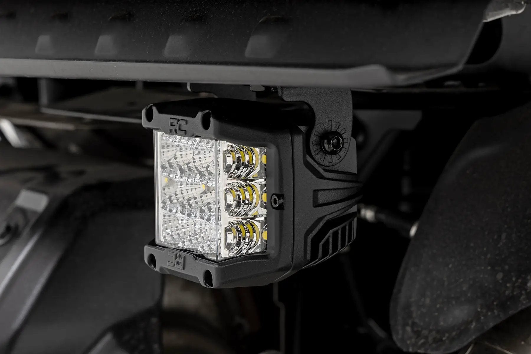 LED Light | Under Bed Mount | 3" Chrome Pair | Wide Angle | Polaris XPEDITION ADV 5 by Rough Country