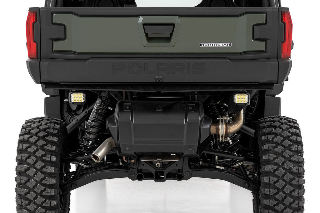 LED Light | Under Bed Mount | 2" Black Pair | Flood | Polaris XPEDITION ADV 5 by Rough Country