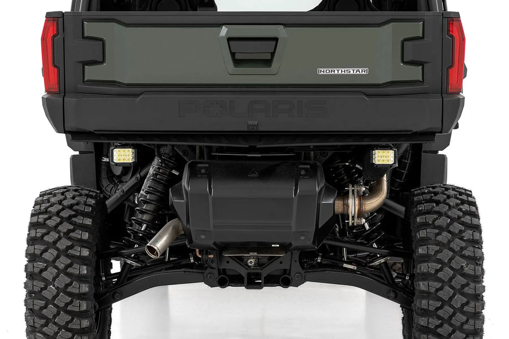 LED Light | Under Bed Mount | 3" Chrome Pair | Wide Angle | Polaris XPEDITION ADV 5 by Rough Country