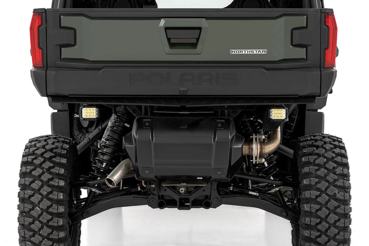 LED Light | Under Bed Mount | 3" Chrome Pair | Wide Angle | Polaris XPEDITION ADV 5 by Rough Country