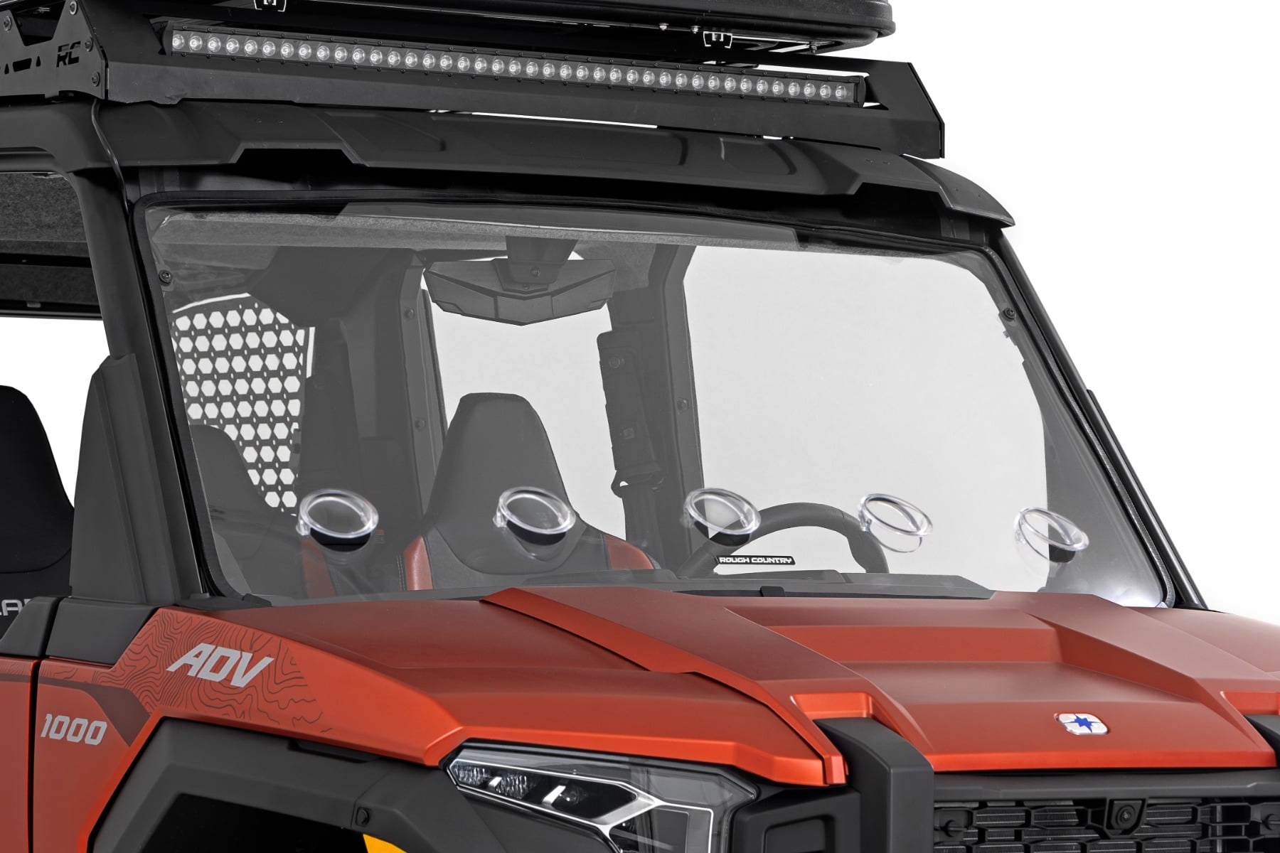 Vented Full Windshield | Scratch Resistant | Polaris XPEDITION XP/XPEDITION XP 5 by Rough Country