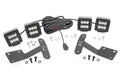 LED Light Kit | Ditch Mount | Dual 2" Black Pairs | Spot | Toyota Tundra (14-21) by Rough Country