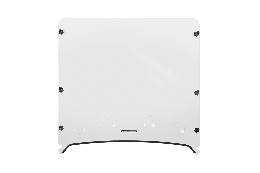 Vented Full Windshield | Scratch Resistant | Yamaha Drive2 by Rough Country