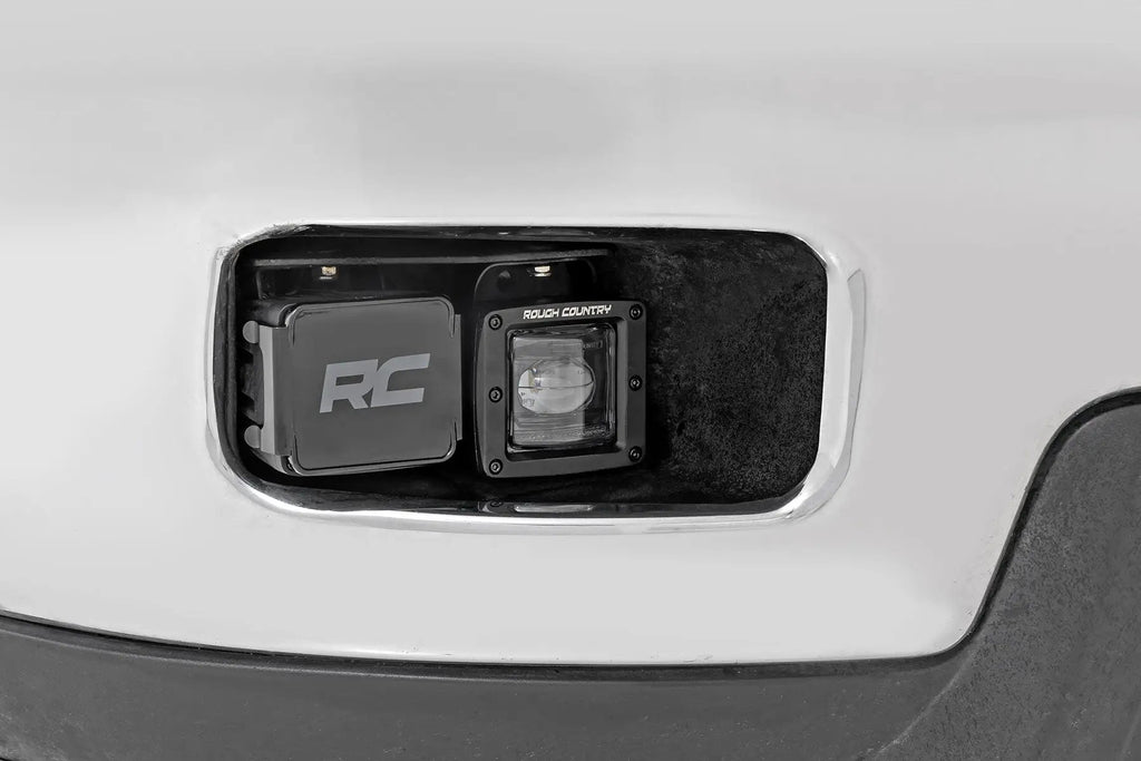 2 Inch Black Series LED Light Pods | SAE Fog | Yellow by Rough Country