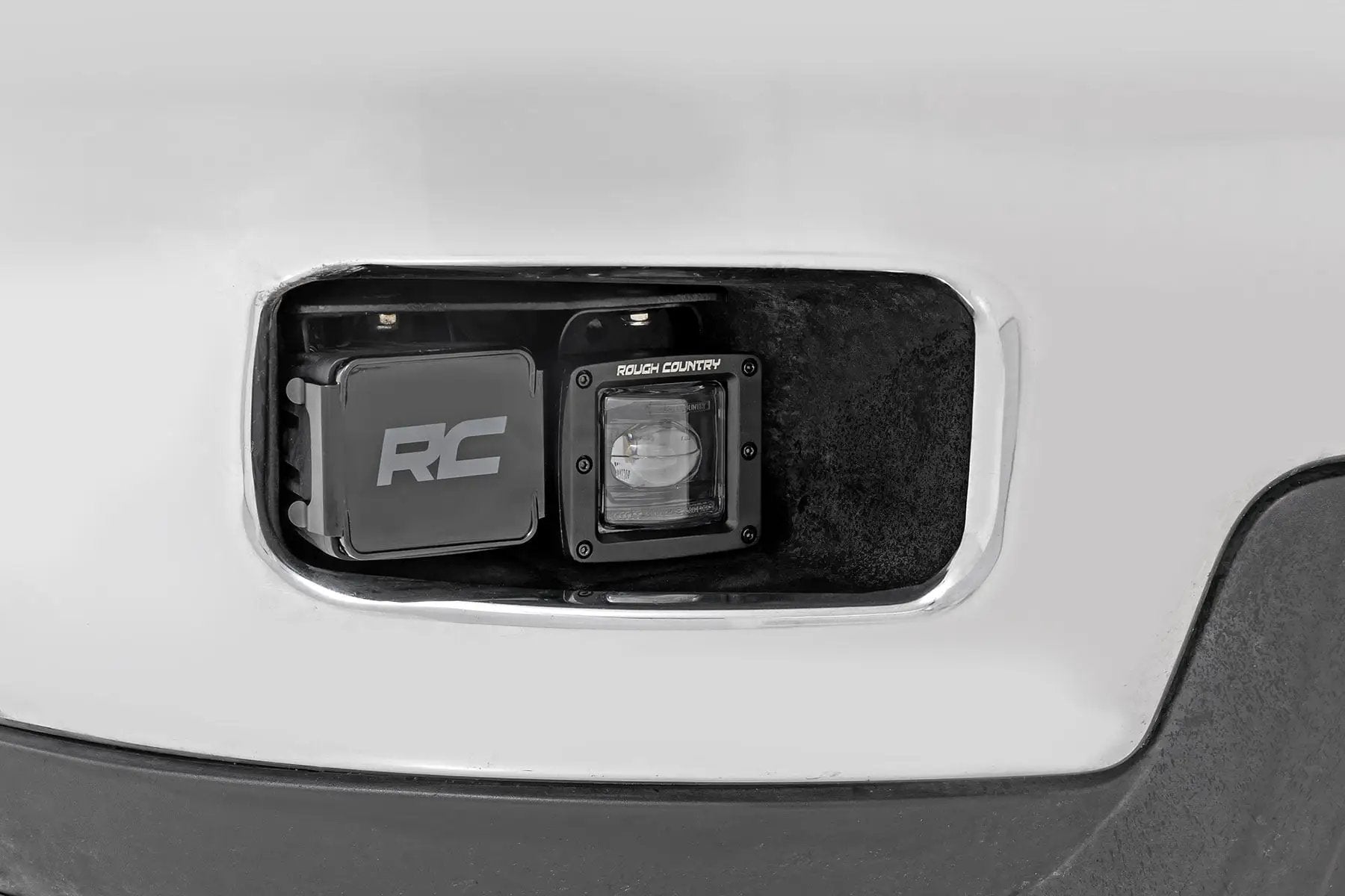 2 Inch Black Series LED Light Pods | SAE Fog | Yellow by Rough Country