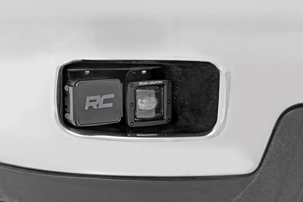 2 Inch Black Series LED Light Pods | SAE Fog | Yellow by Rough Country