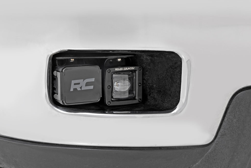 2 Inch Black Series LED Light Pods | SAE Fog | Yellow by Rough Country