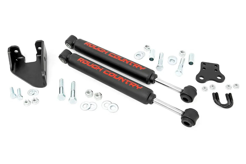 Dual Steering Stabilizer | 4-6.5 Inch Lift | Jeep Wrangler YJ 4WD (1987-1995) by Rough Country