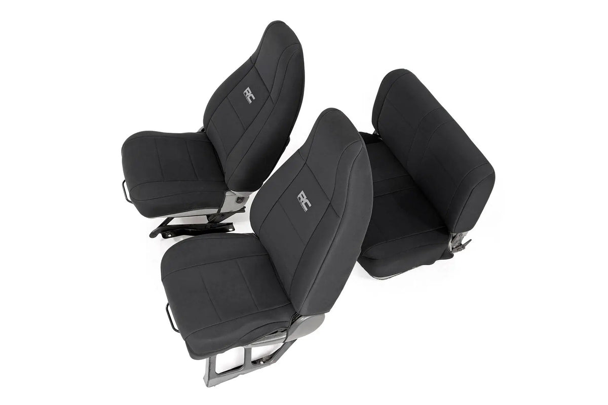 Seat Covers | Front and Rear | Jeep Wrangler YJ 4WD (1991-1995) by Rough Country