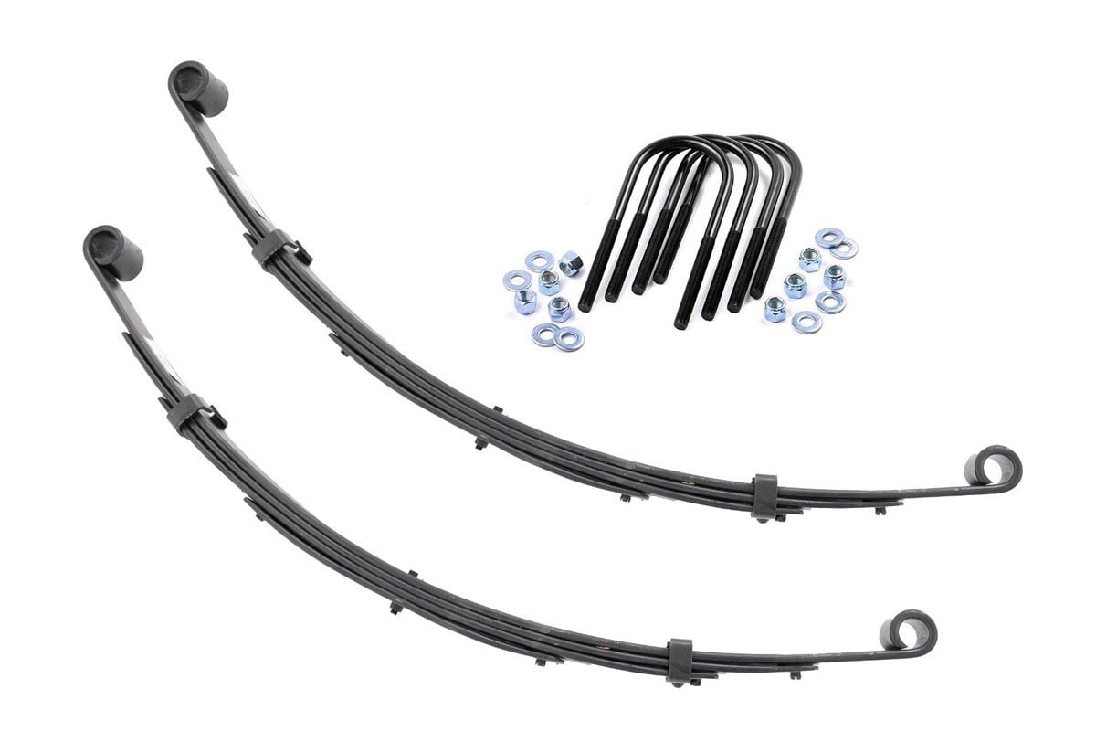 Front Leaf Springs | 3" Lift | Pair | Jeep Grand Wagoneer/J10 Truck/J20 Truck/Wagoneer 4WD by Rough Country