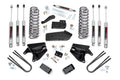 4 Inch Lift Kit | Quad Front Shocks | Rear Blocks | Ford Bronco 4WD (80-96) by Rough Country